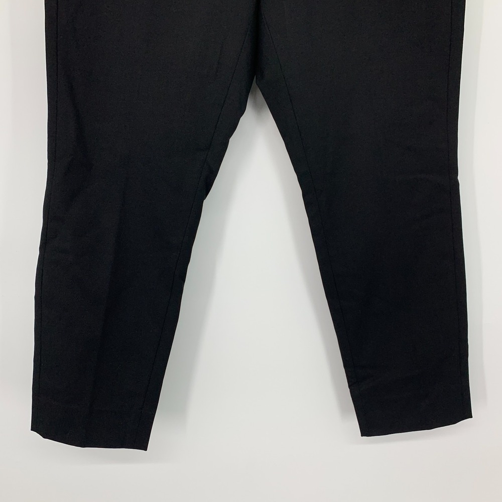 Banana Republic Pants Womens Size 4 Petite Sloan Crop Black Mid Rise NWT - Picture 7 of 11